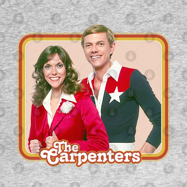 The Carpenters // Retro 70s Aesthetic Fan Design by DankFutura